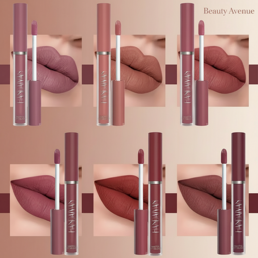 Beauty Avenue | HANDAIYAN Matte Liquid Lipstick Set – 6 Shades