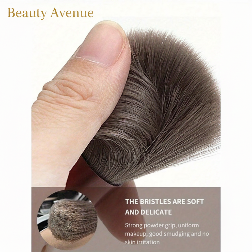 13-Piece Professional Makeup Brush Collection — Soft Fur Bristles